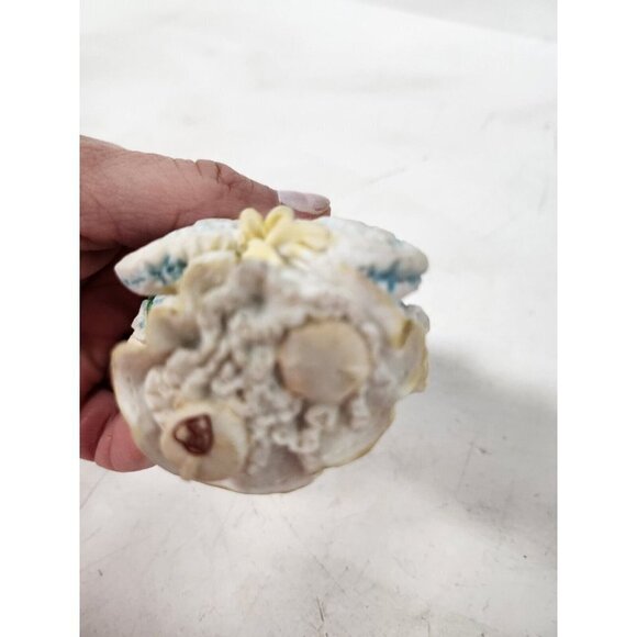 Vintage Enesco Mary's Moo Moos Cow Figurine Angel Girl With Bell Ornament - Picture 6 of 8